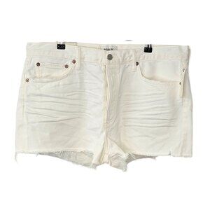 Agolde Women's Cream Jean Shorts